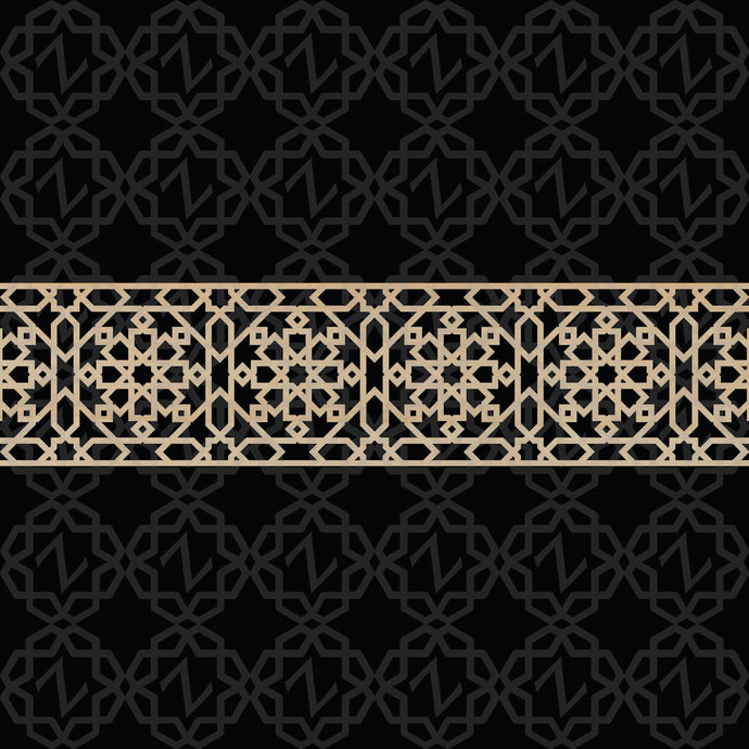 Moroccan Decorative Laser Cut Craft Wood Work Border Panel (B-044)