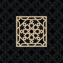 Load image into Gallery viewer, Moroccan Decorative Laser Cut Craft Wood Work Border Panel (B-044)