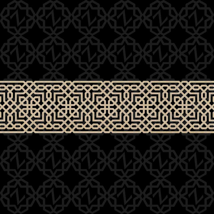 Moroccan Decorative Laser Cut Craft Wood Work Border Panel (B-066)