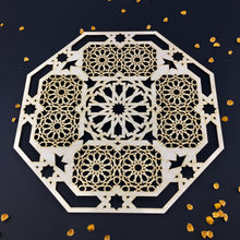 Load image into Gallery viewer, Decorative Laser Cut Wood Work Craft Center Piece Ornament (O-039)